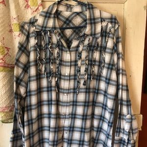 👍Lane Bryant western top.   Size 18